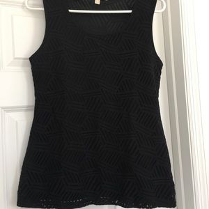 Banana Republic black tank top. Sz M
